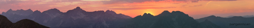 Abend-Panorama am Waltenberger Haus